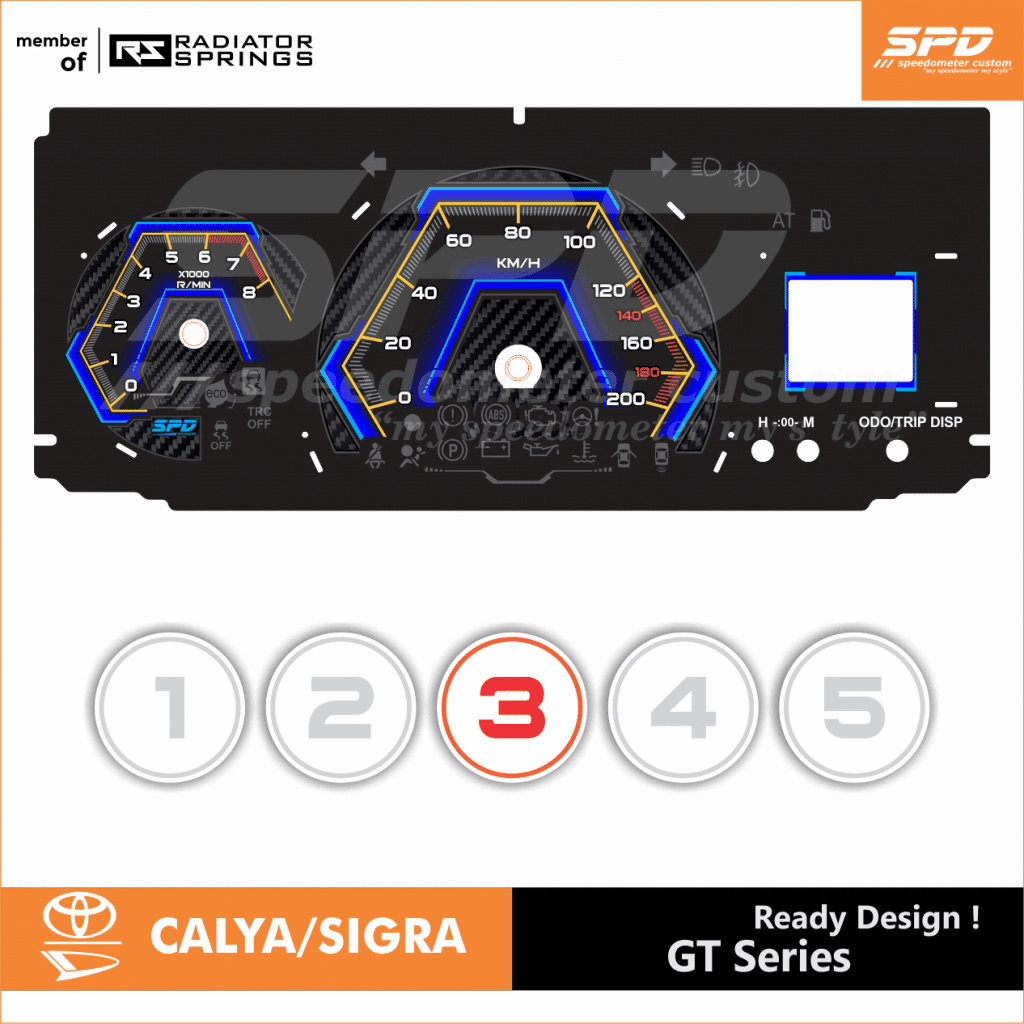 Daihatsu Sigra Panel Speedometer Custom Spd Speedometer