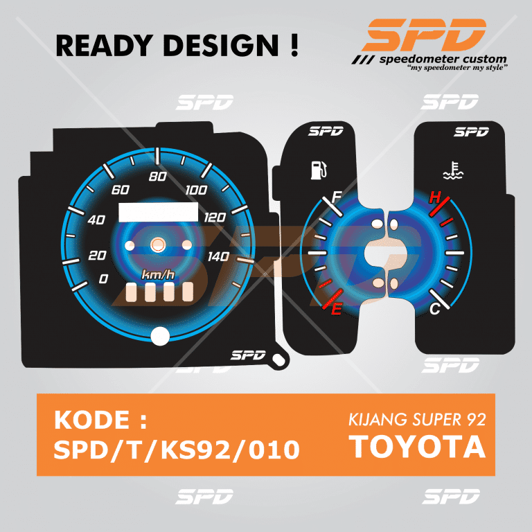 PANEL SPEEDOMETER CUSTOM TOYOTA KIJANG SUPER ROVER SPD Speedometer