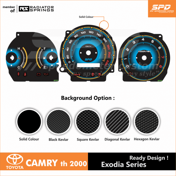 Panel Speedometer Custom Toyota Camry Spd Speedometer