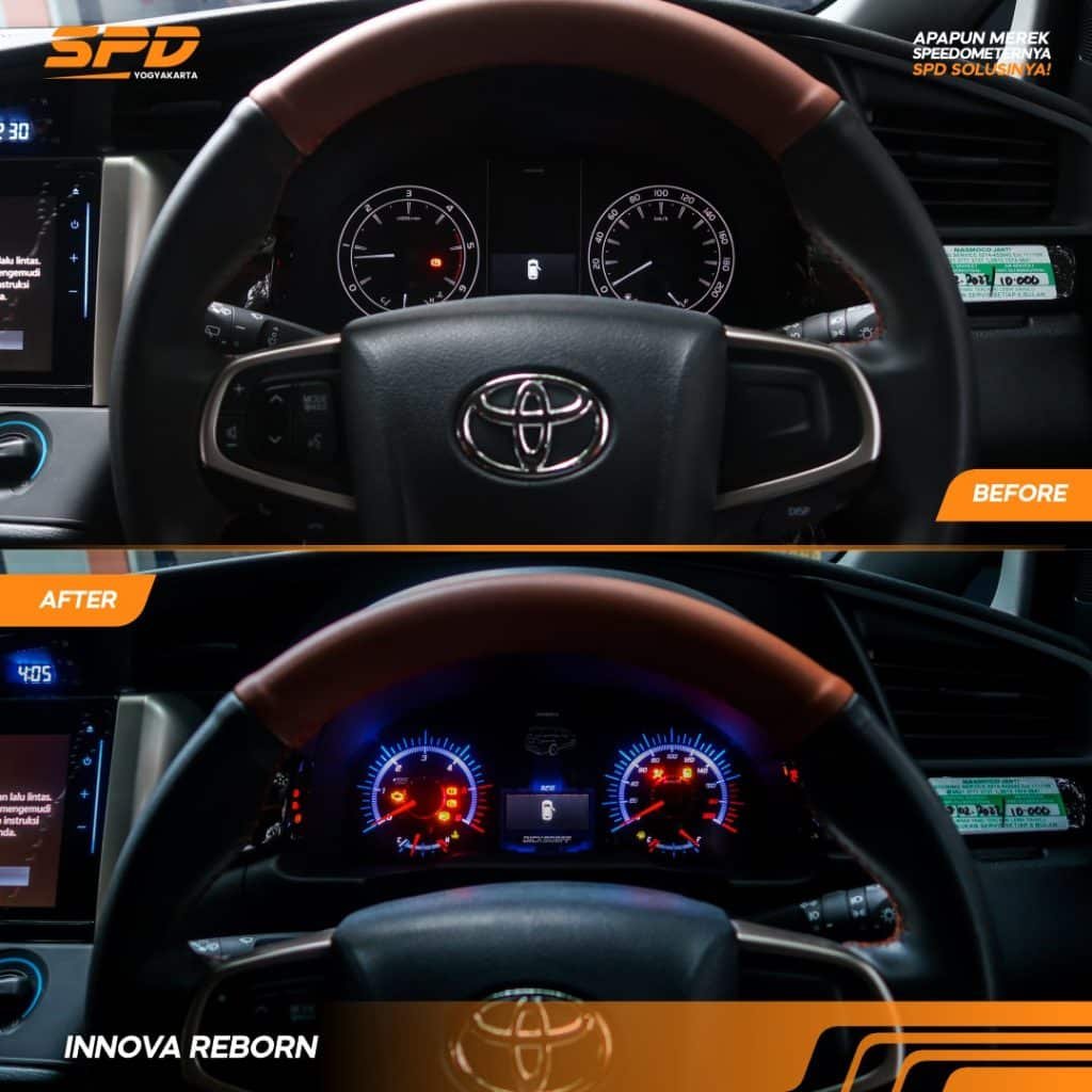 Panel Speedometer Custom Toyota Innova Reborn Spd Speedometer