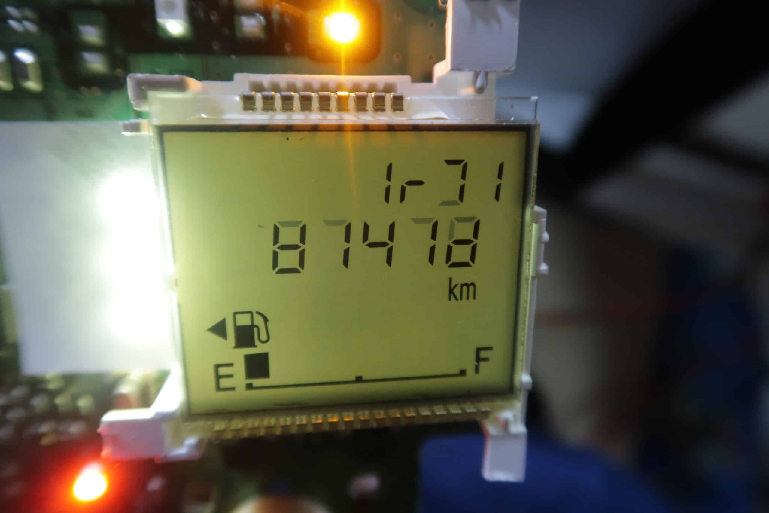 Repair Angka LCD Speedometer Agya Yang Hilang