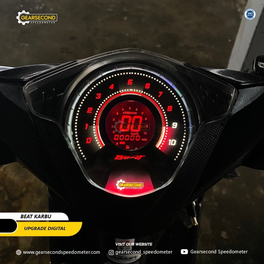 Modifikasi Speedometer custome Beat Karbu buat Tampilan Motor Jadi Lebih Menarik