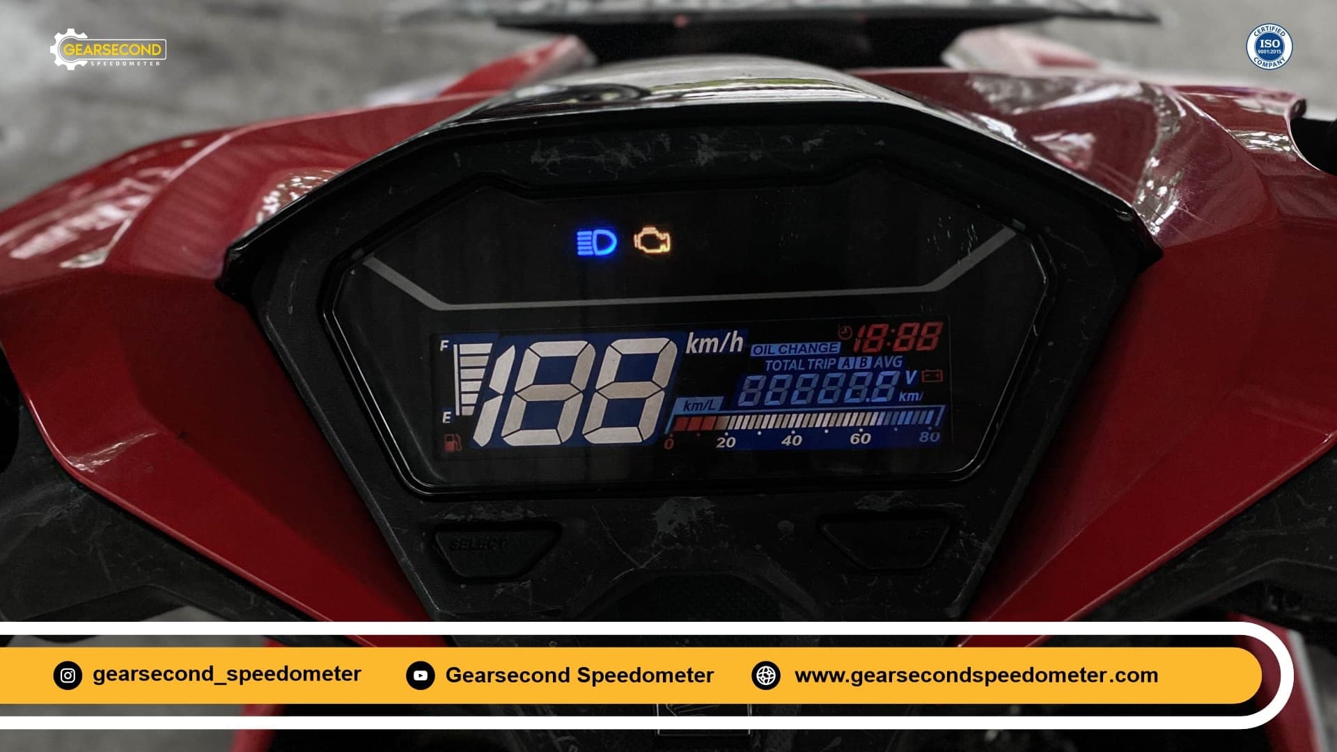Variasi Speedometer Vario 125 Old Digital