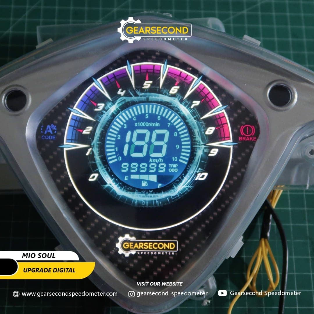 Mengenal Speedometer Digital Mio